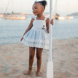 NWT Love and Grow anchors away romper